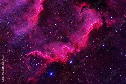 Fototapeta Naklejka Na Ścianę i Meble -  Beautiful purple space nebula. Elements of this image furnishing NASA.