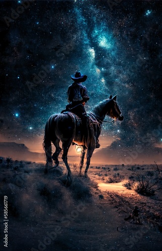 Galaxy Horse Rider