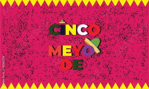 Cinco De Meyo holiday and vector stock design