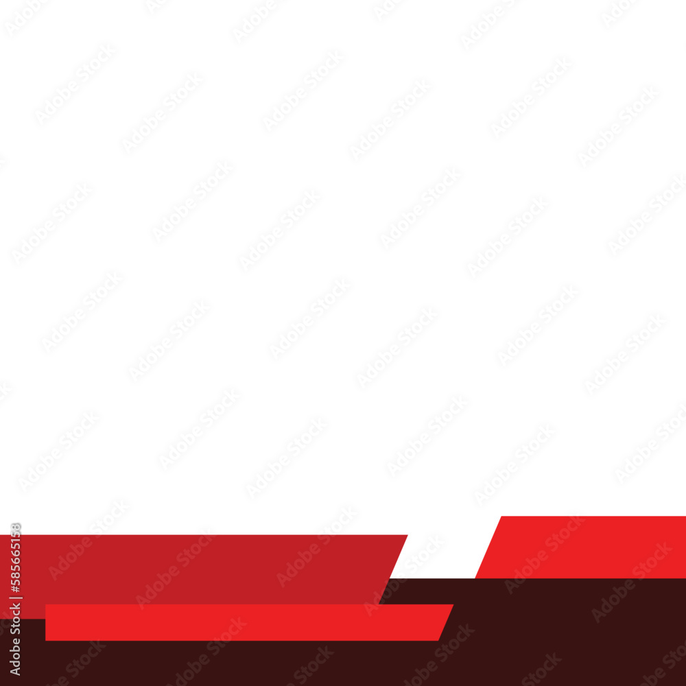 Obraz premium Geometric Modern Footer