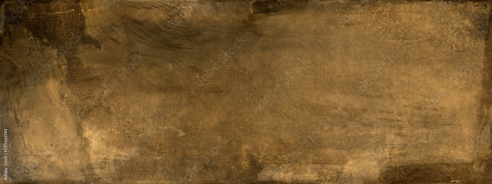 Naklejka premium Gold grunge background, Cement texture