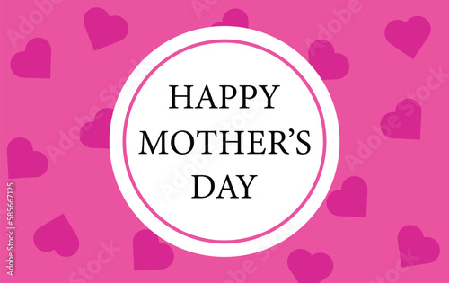 Mother s day simple greeting card