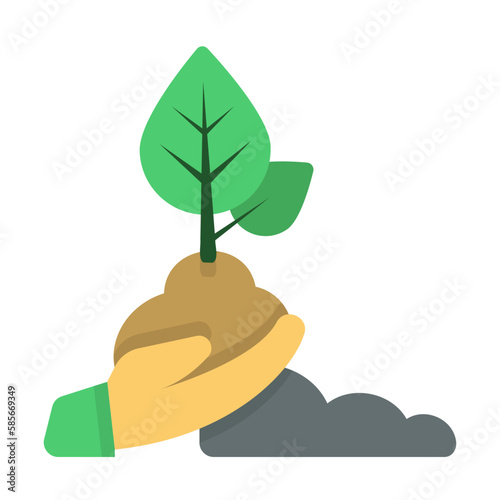 environment, replant icon