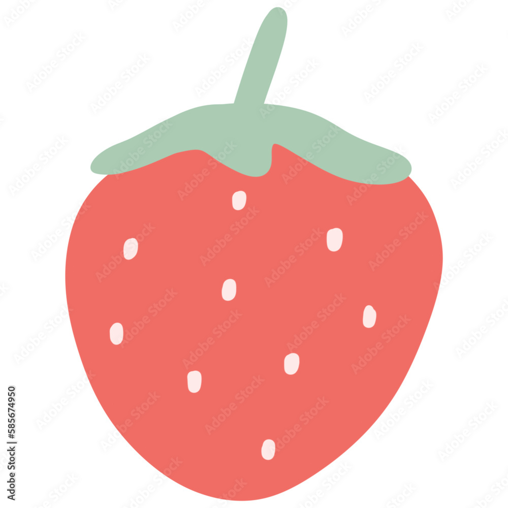 Fototapeta premium Red Strawberry Fruit