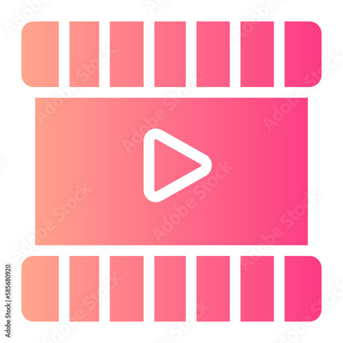 video gradient icon