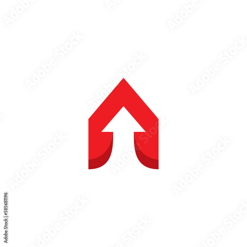 Free Download Letter A Arrow Logo Design. Initial A icon. Arrow Symbol - GFXLoad