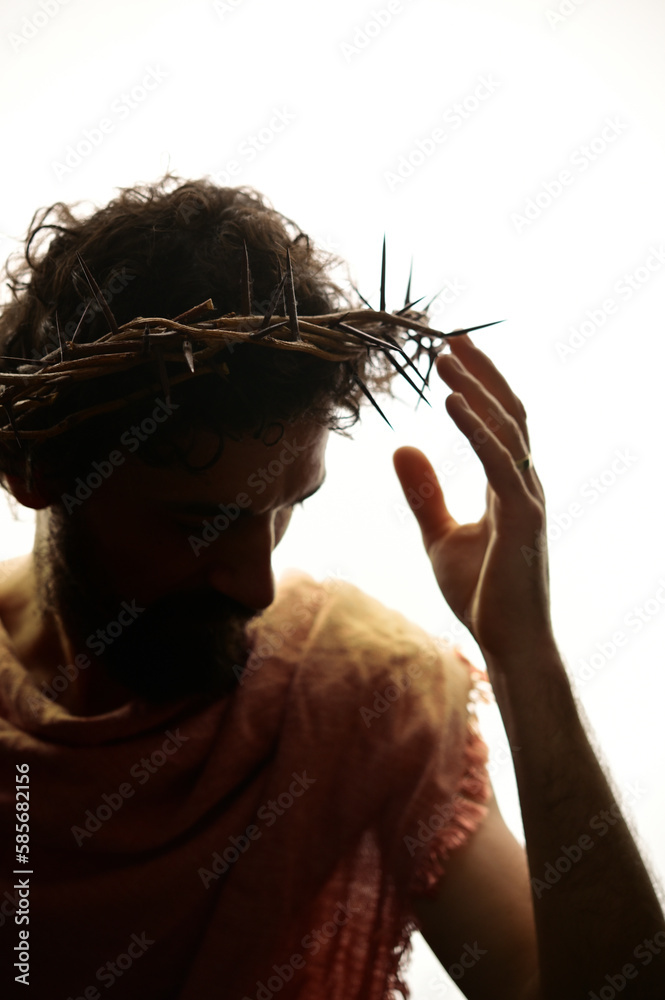 Jesus Christ with crown of thorns