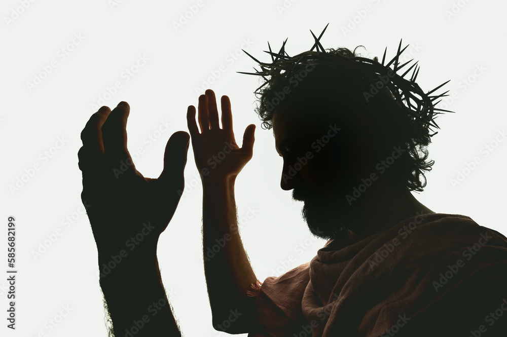 Jesus Christ with crown of thorns