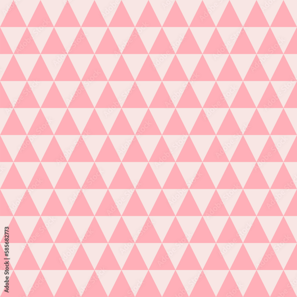 Seamless Pink and white triangle pattern background. Seamless Pink and white triangle pattern background.