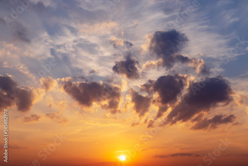 Fototapeta Naklejka Na Ścianę i Meble -  A stunning sunset view