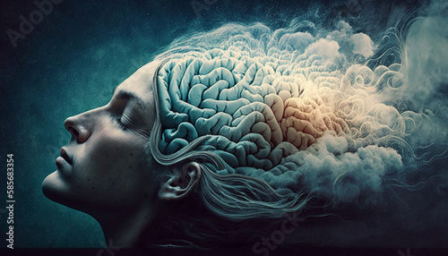 The human brain in the dream world is beyond imagination. Generative AI.