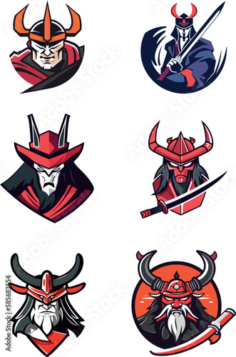 6 feroci samurai