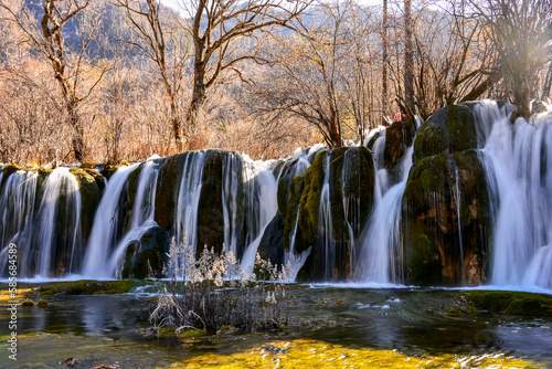 Natural Landscape Beauty of Jiuzhaigou Valley