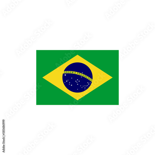Brazil flags icon set, Brazil independence day icon set vector sign symbol