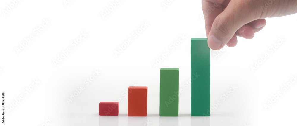 Business connecting chart in a hand Business connecting chart in a hand