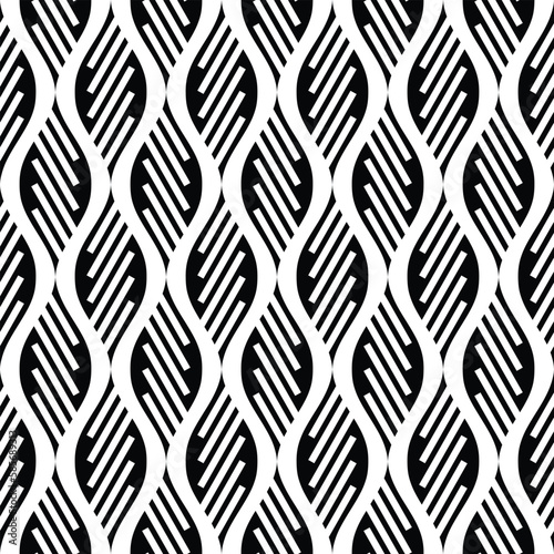 Bold ogee print vector background pattern design