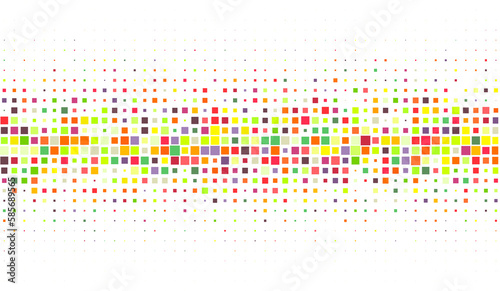 colorful mosaic pattern with squares