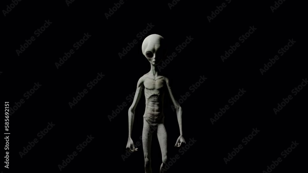 Alien Walk High Bpm Trippy vj loop Matte background Psychedelic ...