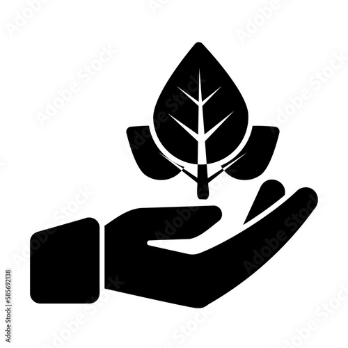 environment, save plant icon