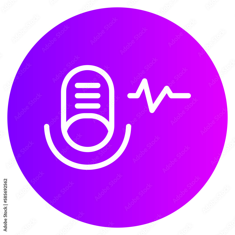 on air gradient icon on air gradient icon