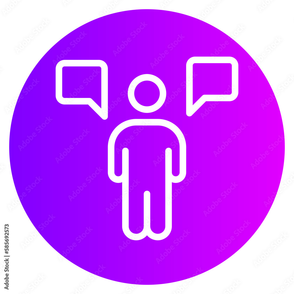 reporter gradient icon reporter gradient icon
