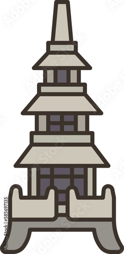pagoda  icon