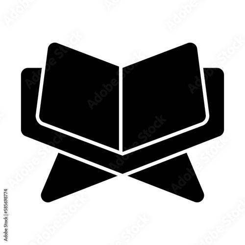 ramadan, standing quran icon