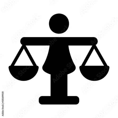 womens day, balance icon