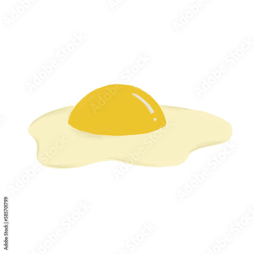 egg with yolk