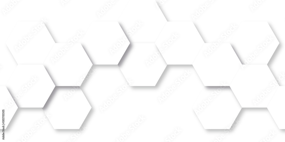 Abstract background with hexagons and Background with hexagons . Abstract background with lines . white texture background . white and hexagon abstract background. white paper texture.