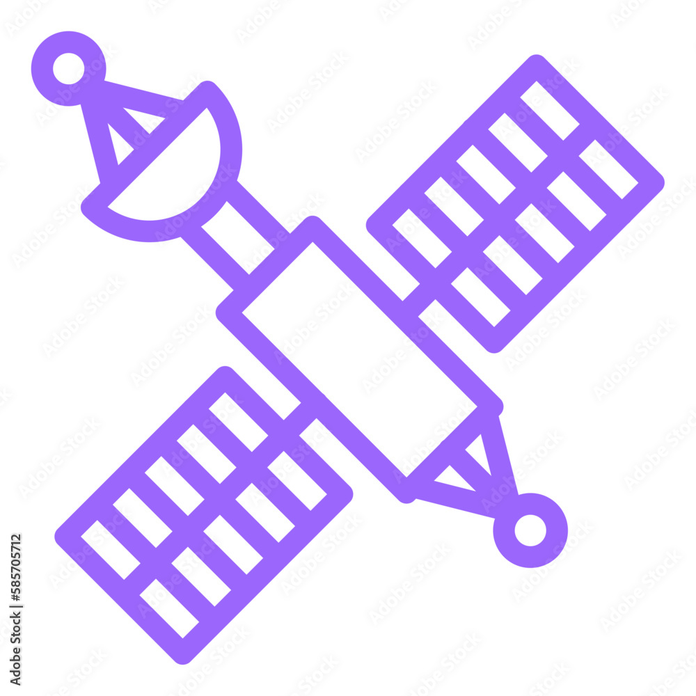 Vector Design Satellite Icon Style Vector Design Satellite Icon Style