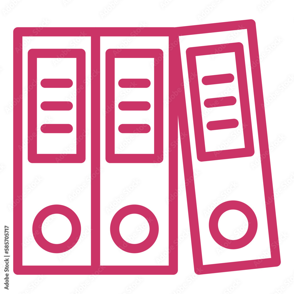 Vector Design Binder Icon Style