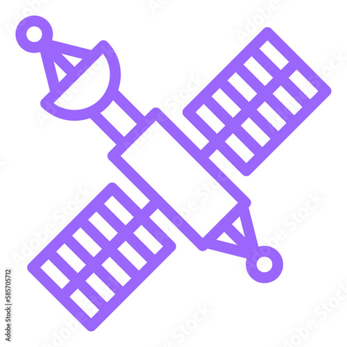 Vector Design Satellite Icon Style