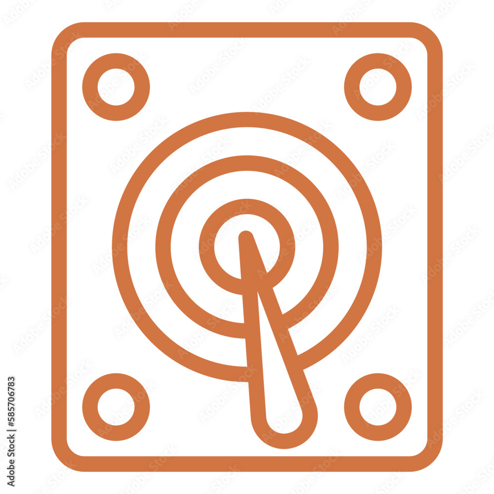 Vector Design Hard Disk Icon Style Vector Design Hard Disk Icon Style