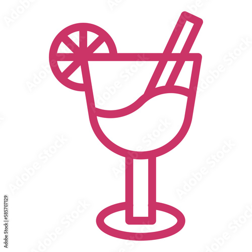 Vector Design Mulled Wine Icon Style