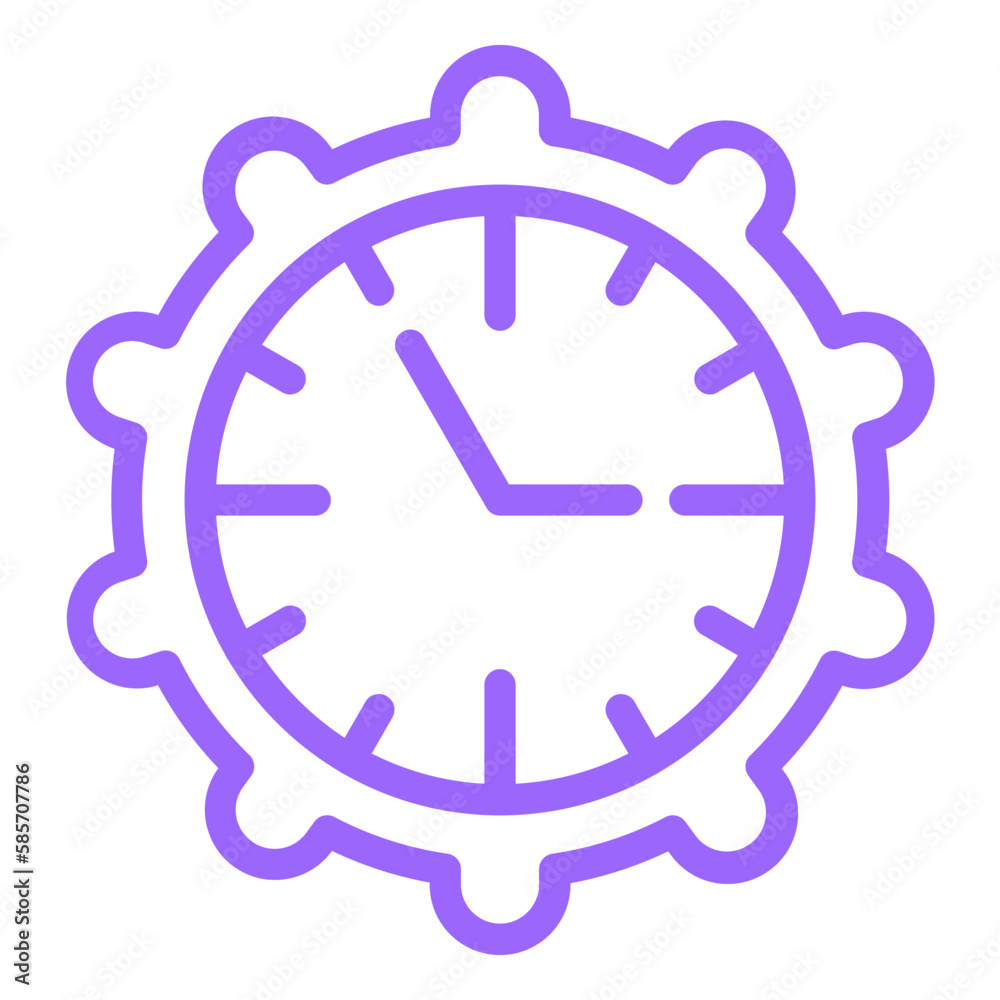 Vector Design Time Management Icon Style Vector Design Time Management Icon Style