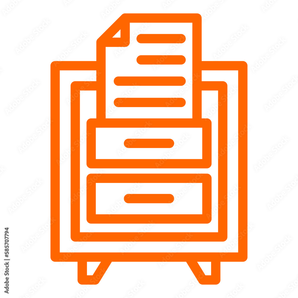 Vector Design File Drawer Icon Style Vector Design File Drawer Icon Style