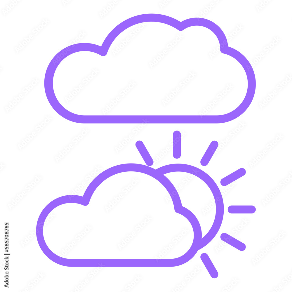 Vector Design Cloudy Icon Style Vector Design Cloudy Icon Style