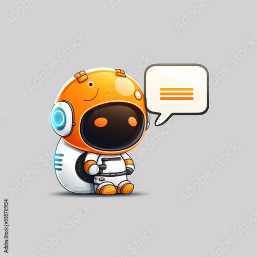 Astronaut Logo/Symbol. Generative AI