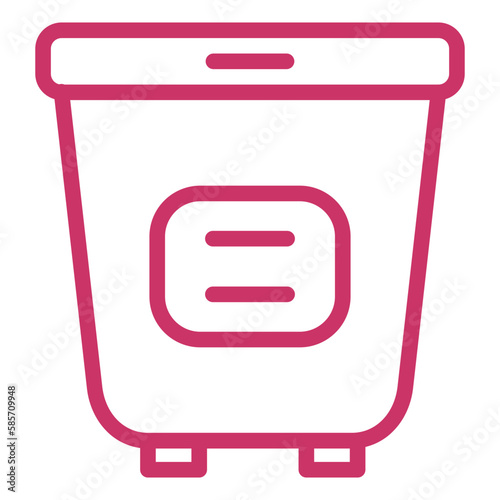 Vector Design Laundry Basket Icon Style