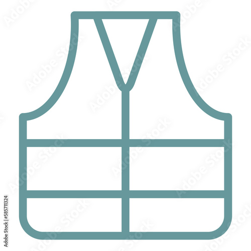 Vector Design Life Jacket Icon Style