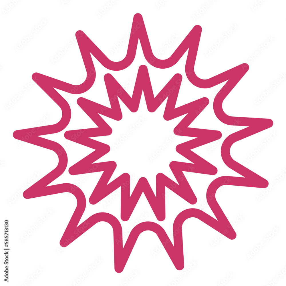 Vector Design Explosion Icon Style Vector Design Explosion Icon Style