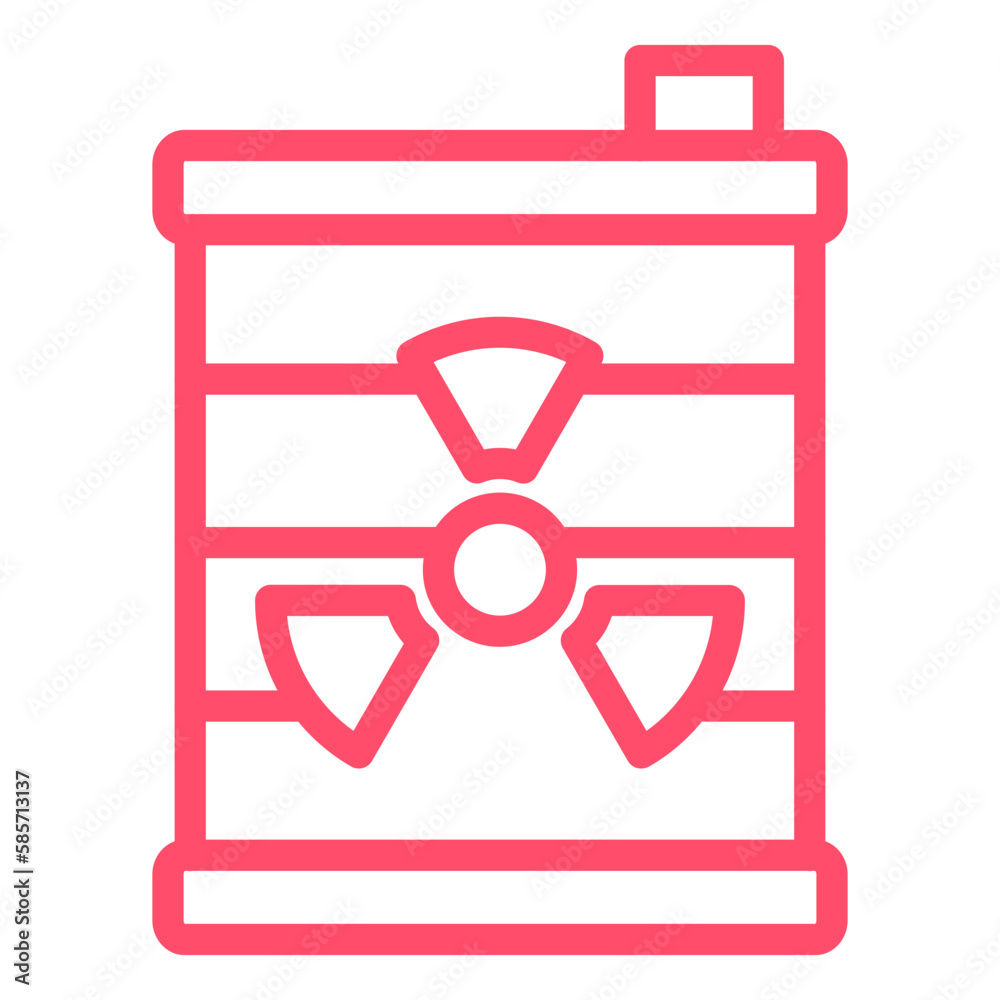 Vector Design Nuclear Waste Icon Style Vector Design Nuclear Waste Icon Style