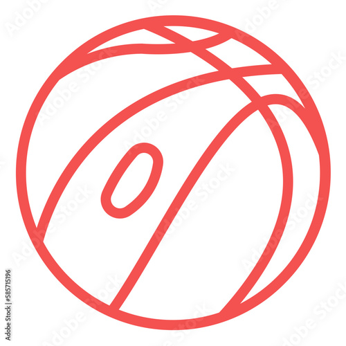 Vector Design Basketball Icon Style