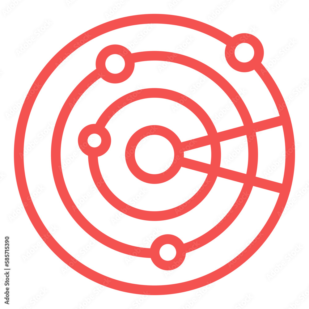 Vector Design Radar Icon Style Vector Design Radar Icon Style