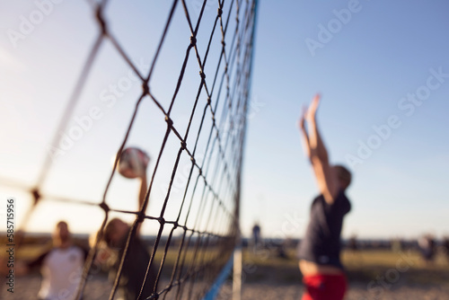Close up of netting