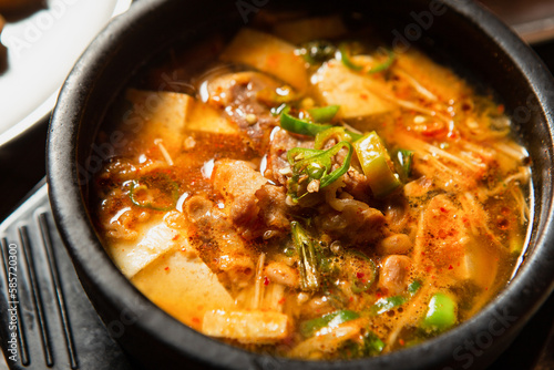 doenjang stew, bean paste stew