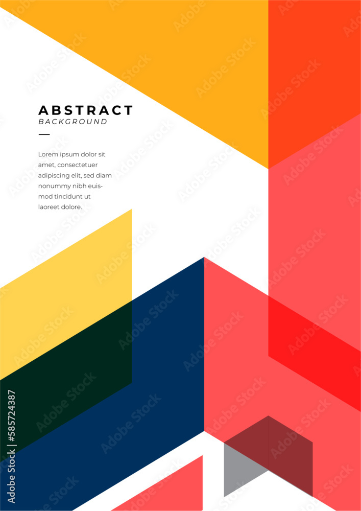 Background poster template with geometric shapes vector Background poster template with geometric shapes vector