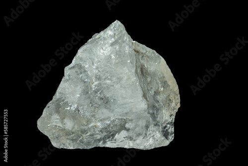 mineral stone isolated on black background