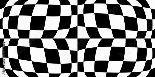 Vector simple checkerboard pattern for wallpaper, seamless print and background.